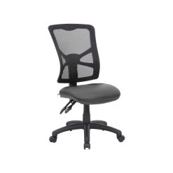 Comfort Ergo 2-Lever Mesh And Leather Operator Chair