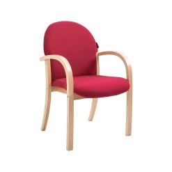 Lincoln Wooden Frame Fabric Stacking Chair With Arms 10 Lincoln Wooden Frame Fabric Stacking Chair With Arms -Home-Furniture 101781