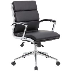Venice Medium Back Bonded Leather Manager Chair