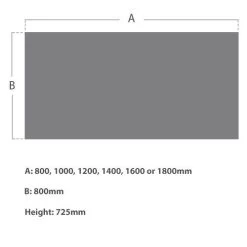 Solar Cantilever Rectangular Desks -Home-Furniture 102047