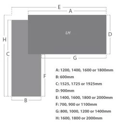 Presence Two Tone Executive Radial Workstation -Home-Furniture 102636