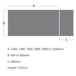 NEXT DAY Solar Rectangular Cantilever Desks With Desk High Pedestal -Home-Furniture 102912