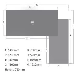 Daemon Glass Corner Workstation -Home-Furniture 102996