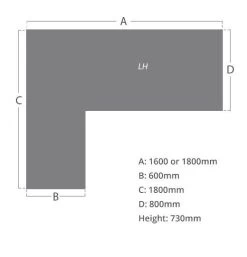 Commerce II Executive White Return Workstations -Home-Furniture 103108