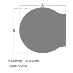 Solar Desk End Shell Meeting Table -Home-Furniture 103111