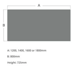 NEXT DAY Solar Rectangular Panel End Desks With Mobile Pedestal -Home-Furniture 103152