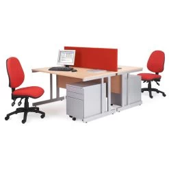 NEXT DAY Pulse Rectangular Cantilever Desk -Home-Furniture 103171