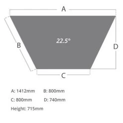 Solar Trapezoidal Folding Tables -Home-Furniture 103806