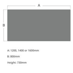 NEXT DAY InterAct Rectangular Bench Desk -Home-Furniture 104129
