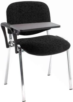 Swift Chrome Frame Conference Chairs With Plastic Writing Tablet (4 Pack) -Home-Furniture 104140