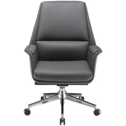 Porto Medium Back Bonded Leather Manager Chair -Home-Furniture 104311
