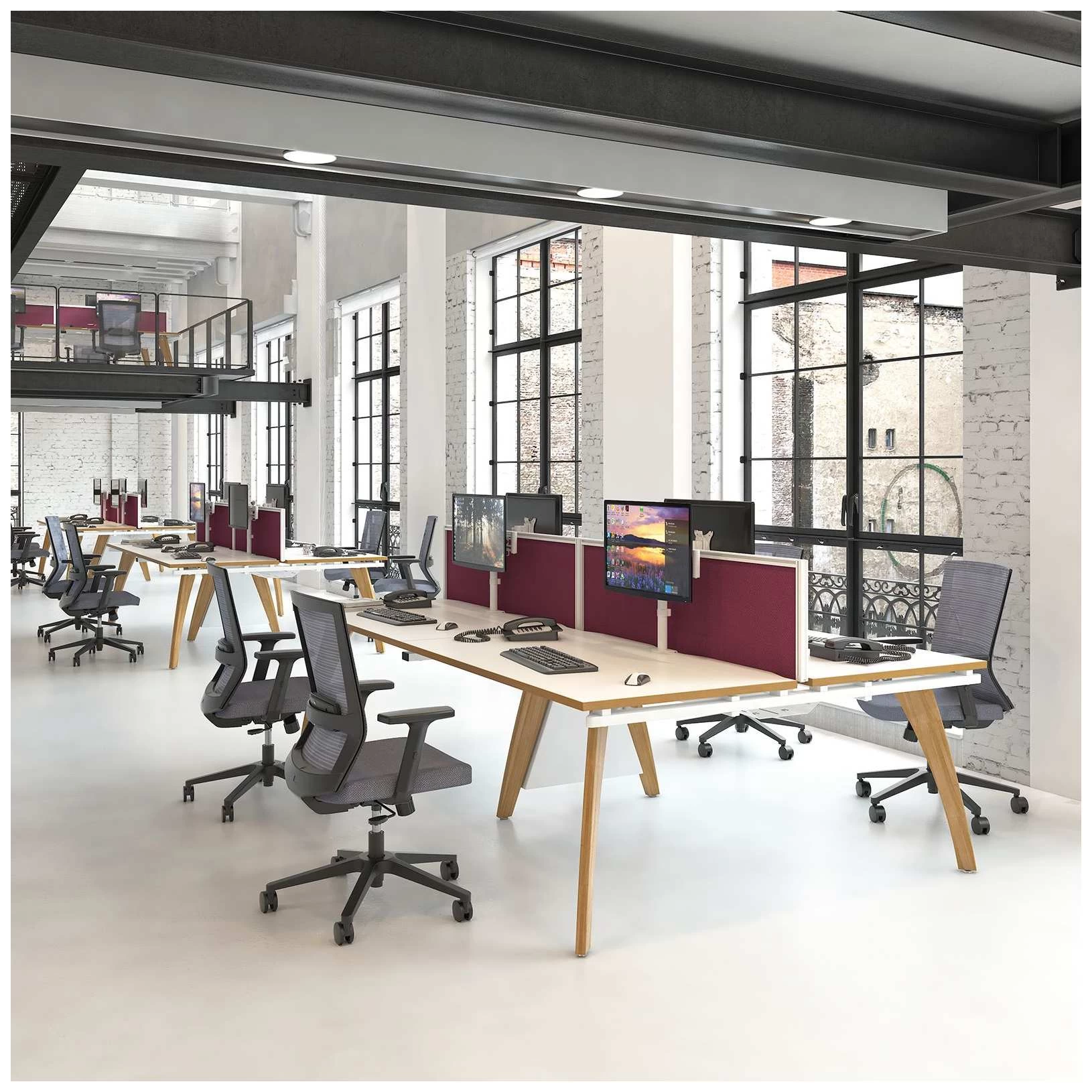 Collab Back To Back Add-on Desk Units 8 Collab Back To Back Add-on Desk Units - Image 8