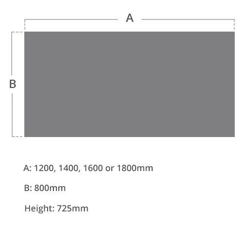 Alpha Plus Panel End Rectangular Desk 3 Alpha Plus Panel End Rectangular Desk - Image 3