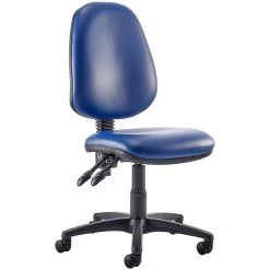 Kirby High Back Operator Chair Lexaire Vinyl