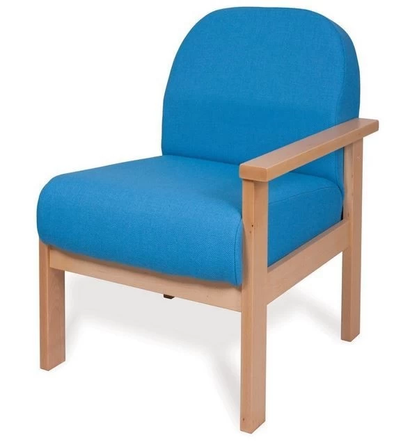 Deluxe Solid Beech Wooden Reception Chair 2 Deluxe Solid Beech Wooden Reception Chair - Image 2