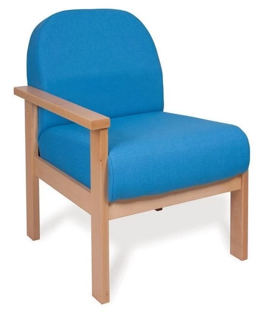 Deluxe Solid Beech Wooden Reception Chair 3 Deluxe Solid Beech Wooden Reception Chair - Image 3
