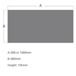 Presence Rectangular Desk Extension -Home-Furniture 105099