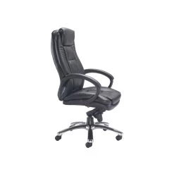 Pitch Leather Faced Manager Chair -Home-Furniture 106839