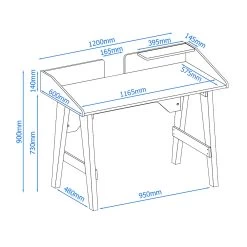 Blanca Home Office Desk 9 Blanca Home Office Desk -Home-Furniture 107160