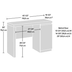 Riviera Home Office Compact Desk -Home-Furniture 107192