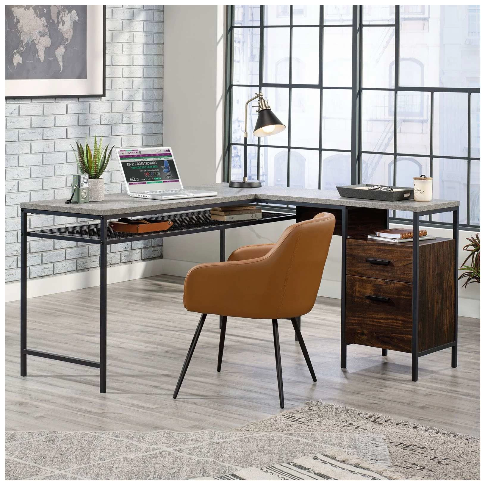 Aztek L-Shaped Home Office Workstation 1 Aztek L-Shaped Home Office Workstation