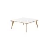 Bianco Square Boardroom Table