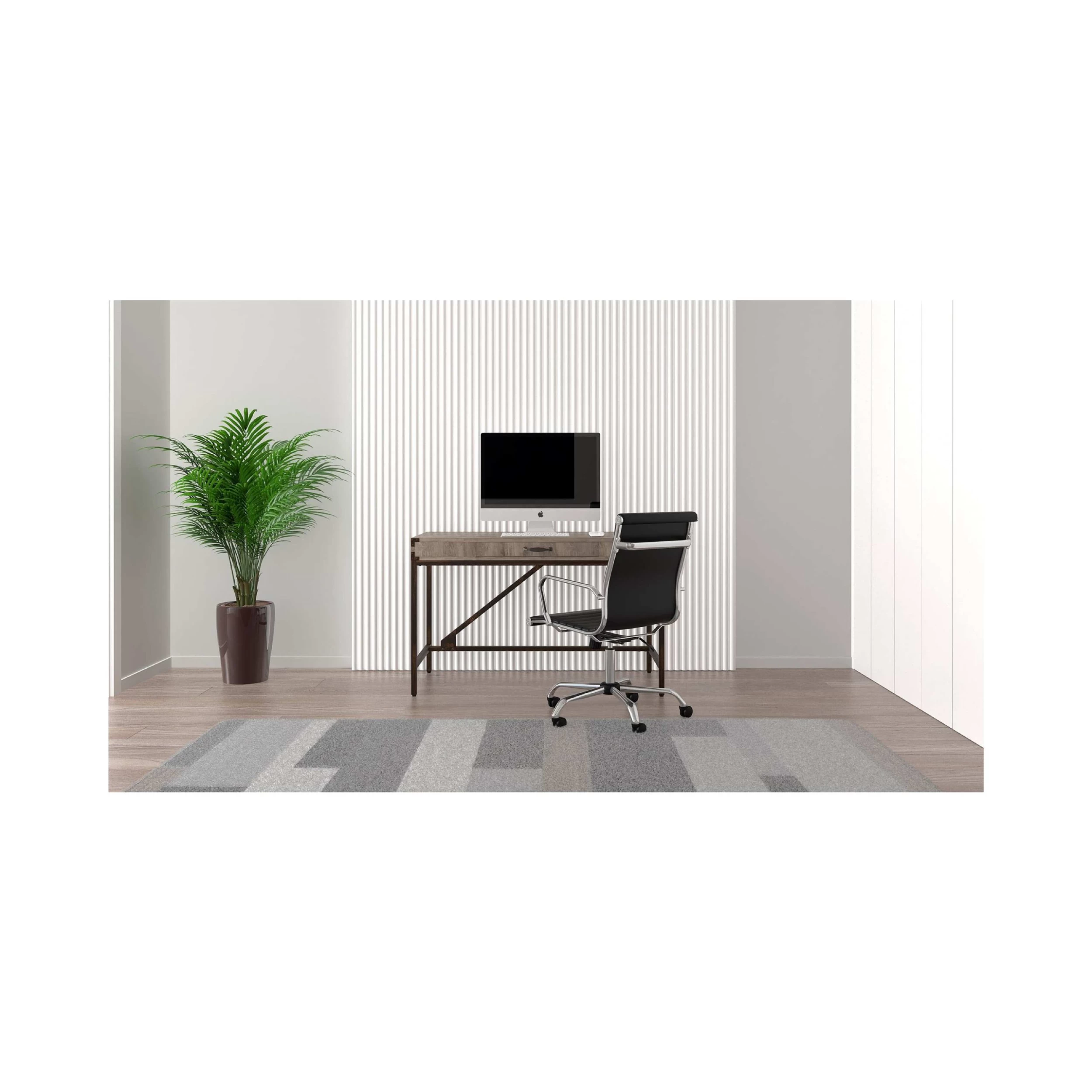 Chase Black Bonded Leather Office Chair 2 Chase Black Bonded Leather Office Chair - Image 2