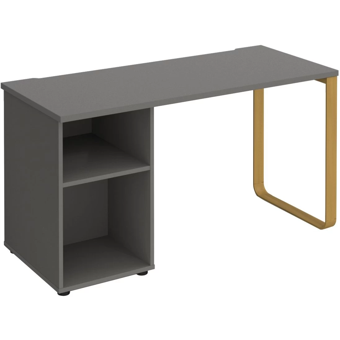 Ryto Home Office Desk With Fixed Open Pedestal 2 Ryto Home Office Desk With Fixed Open Pedestal - Image 2