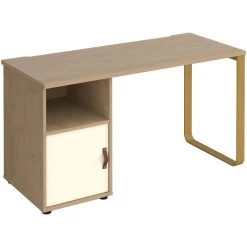 Ryto Home Office Desk With Fixed Cupboard Pedestal -Home-Furniture 108778