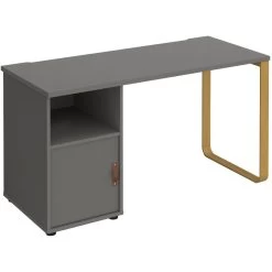 Ryto Home Office Desk With Fixed Cupboard Pedestal -Home-Furniture 108781