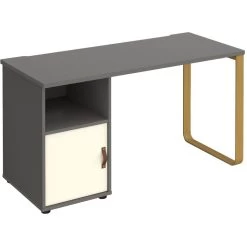 Ryto Home Office Desk With Fixed Cupboard Pedestal -Home-Furniture 108782