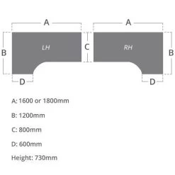 Commerce II White Ergonomic Office Desks -Home-Furniture 108798