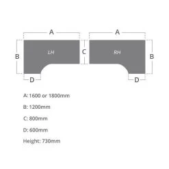 Commerce II Deluxe White Ergonomic Office Desks 27 Commerce II Deluxe White Ergonomic Office Desks -Home-Furniture 108801