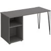 Flores Home Office Desk With Fixed Open Pedestal