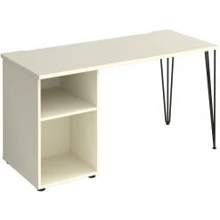 Flores Home Office Desk With Fixed Open Pedestal -Home-Furniture 108835