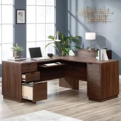 Lewen L-Shaped Home Office Desk -Home-Furniture 109632