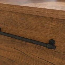 Fabrica Industrial Style Double Pedestal Desk -Home-Furniture 109705