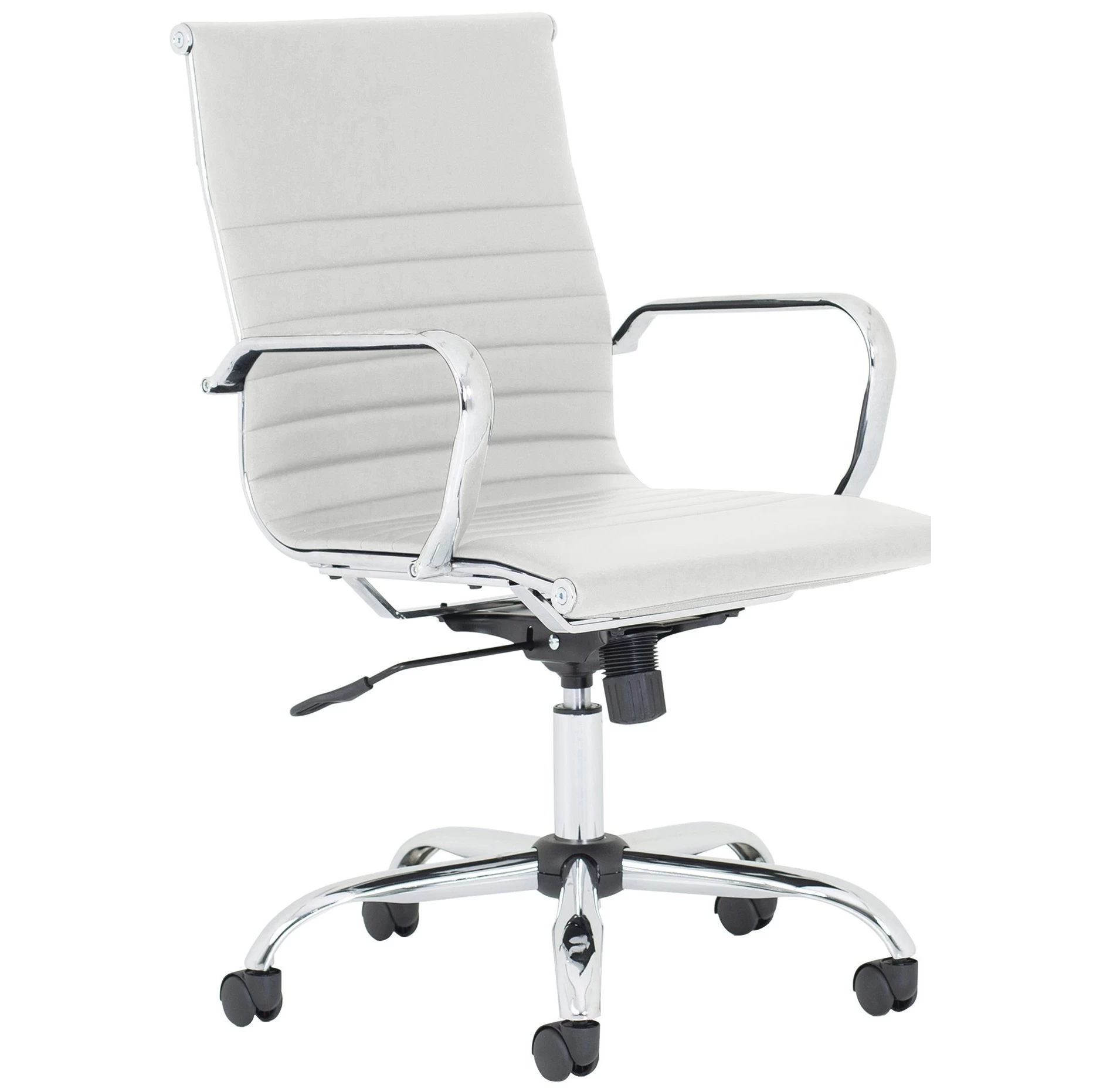 Chase White Bonded Leather Office Chair 1 Chase White Bonded Leather Office Chair