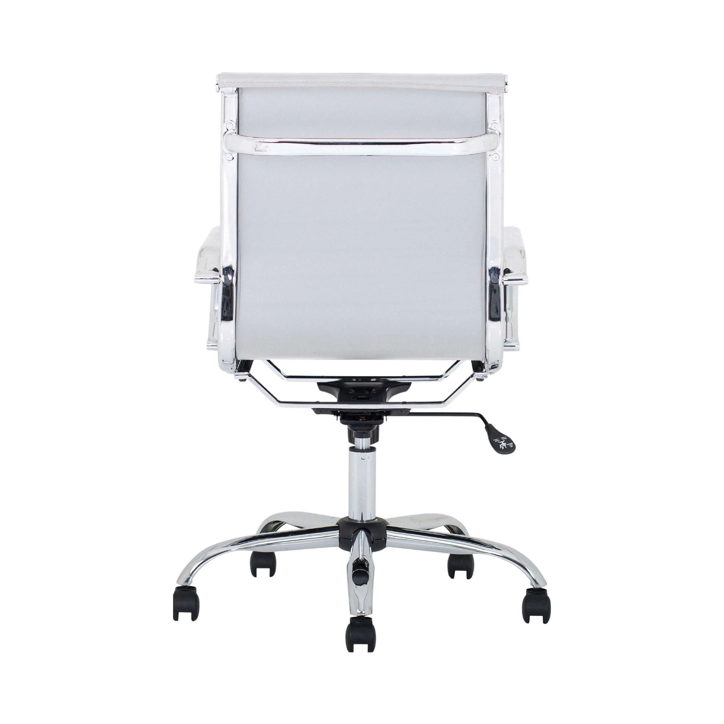 Chase White Bonded Leather Office Chair 4 Chase White Bonded Leather Office Chair - Image 4