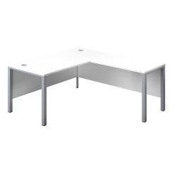 Commerce II Executive White Return Workstations -Home-Furniture 111916