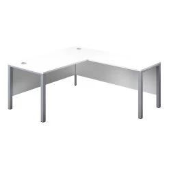 Commerce II Executive White Return Workstations -Home-Furniture 111920