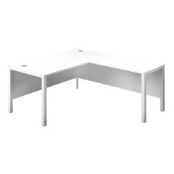 Commerce II Executive White Return Workstations -Home-Furniture 111921