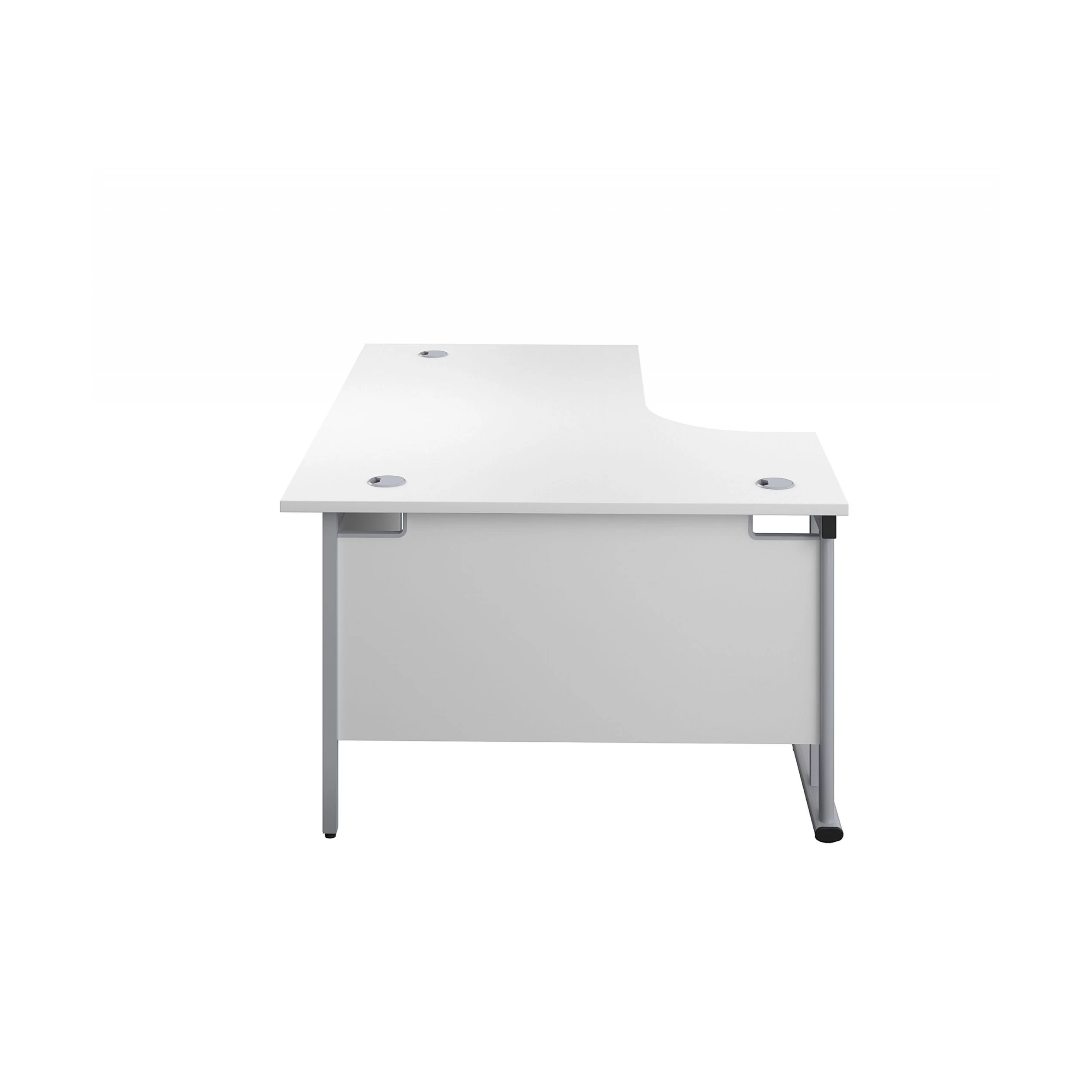 Commerce II Deluxe White Ergonomic Office Desks 5 Commerce II Deluxe White Ergonomic Office Desks - Image 5