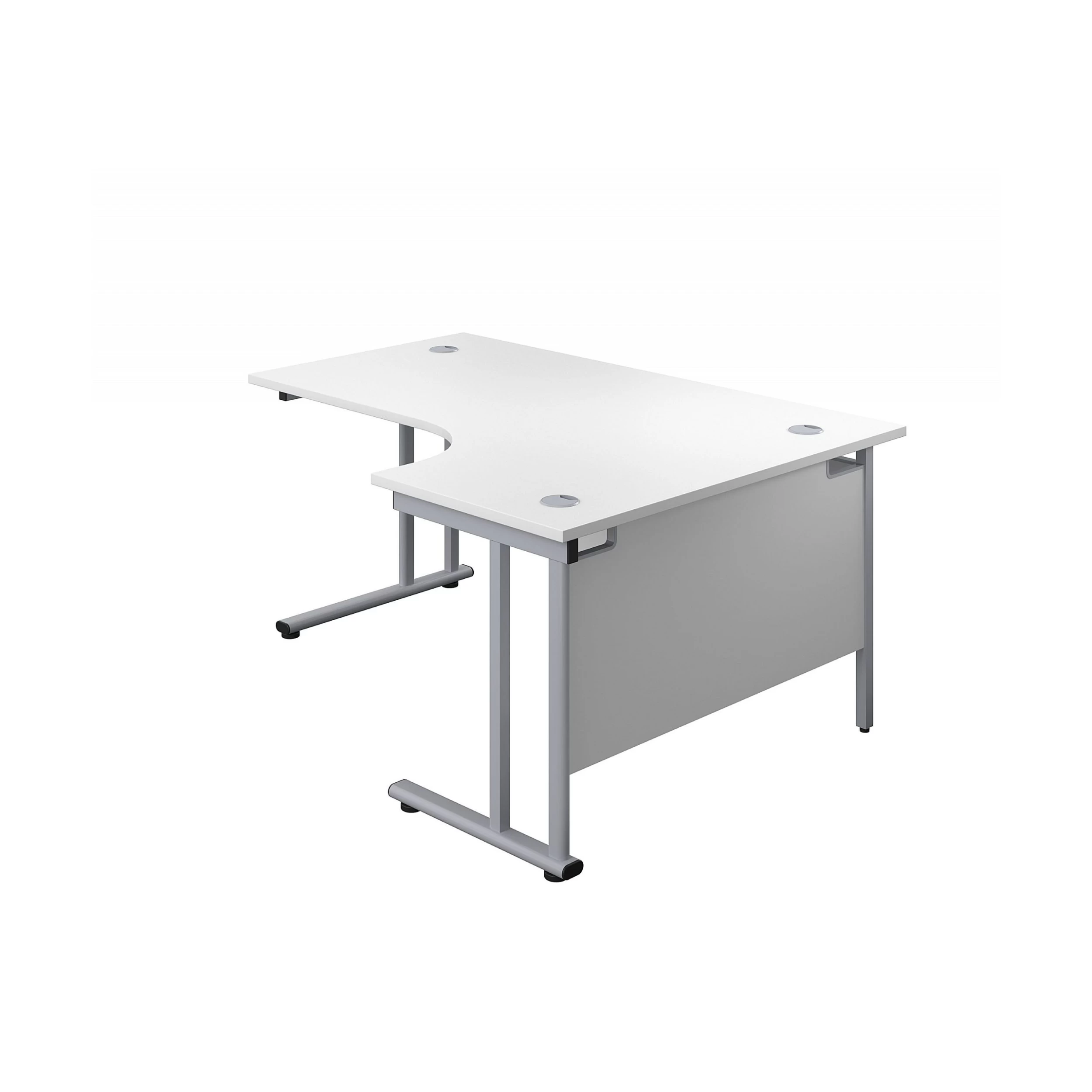Commerce II Deluxe White Ergonomic Office Desks 16 Commerce II Deluxe White Ergonomic Office Desks - Image 16