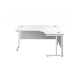 Commerce II Deluxe White Ergonomic Office Desks 24 Commerce II Deluxe White Ergonomic Office Desks -Home-Furniture 112085