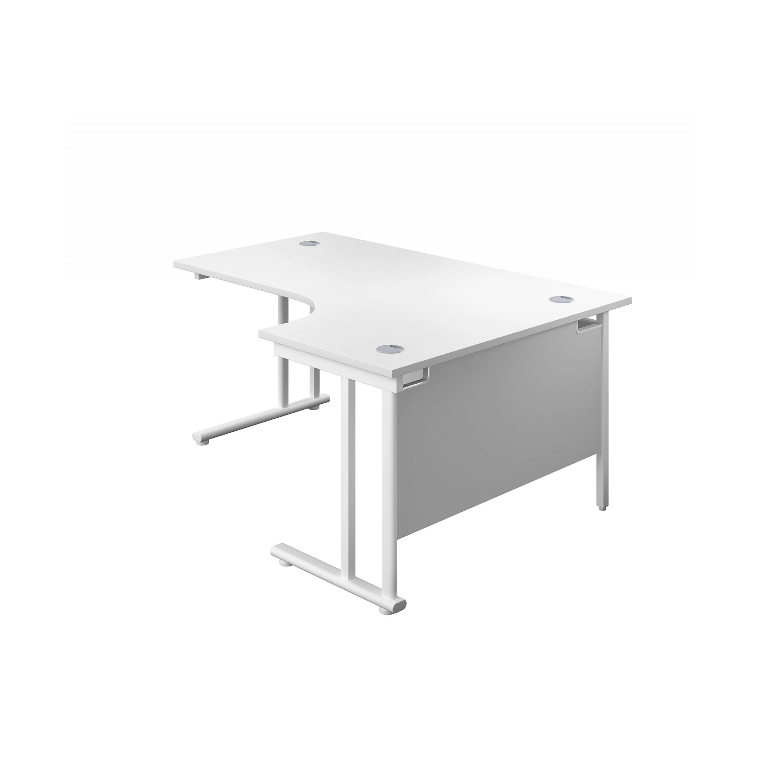 Commerce II Deluxe White Ergonomic Office Desks 10 Commerce II Deluxe White Ergonomic Office Desks - Image 10