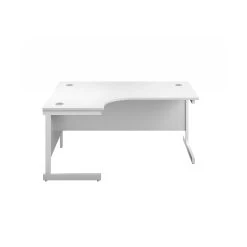 Commerce II White Ergonomic Office Desks -Home-Furniture 112302