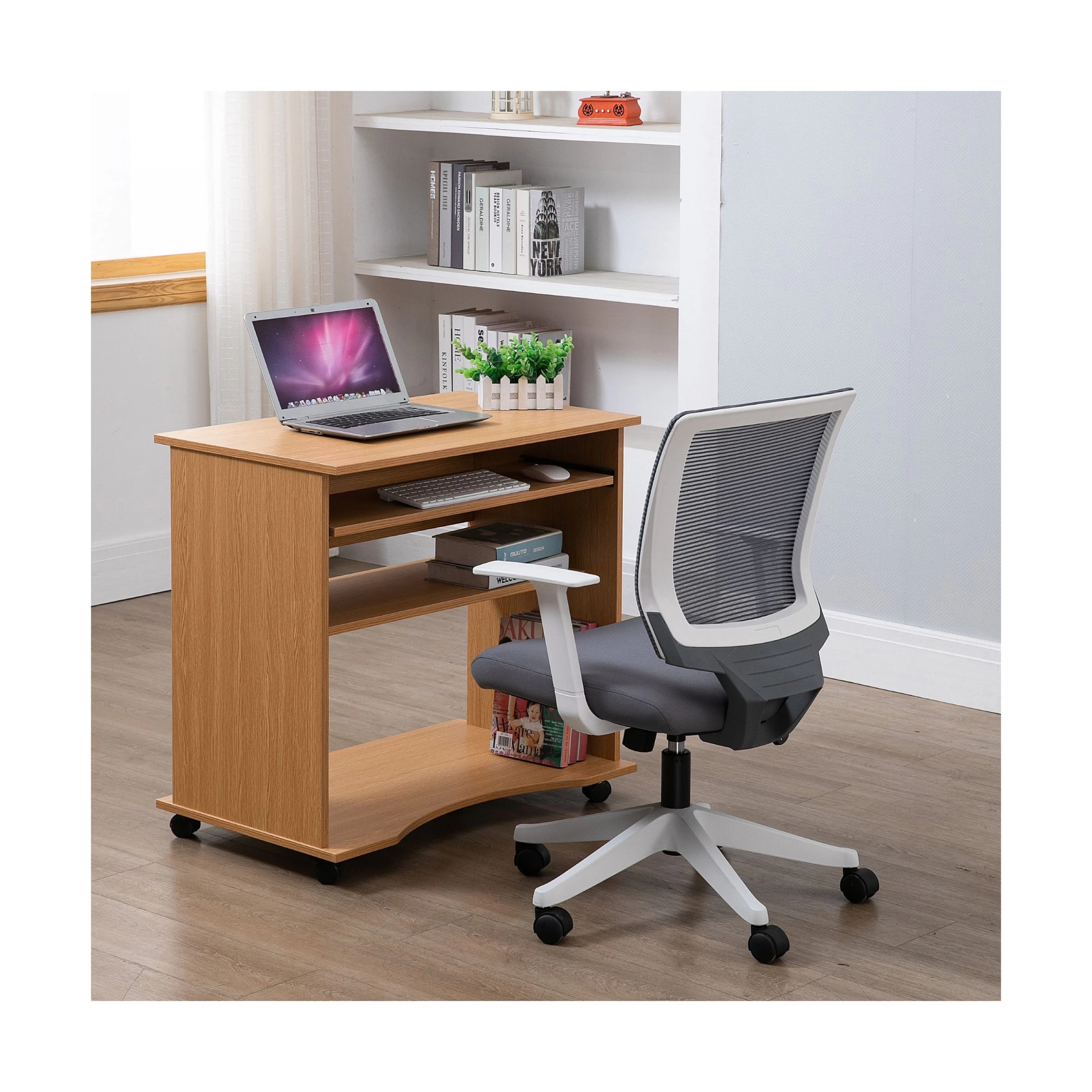 Aspyre Compact Mobile Home Office Desk 5 Aspyre Compact Mobile Home Office Desk - Image 5