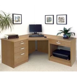 Agency Terra Home Office Compact Corner Desk -Home-Furniture 113748