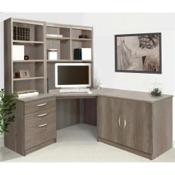 Agency Metro Home Office Corner Unit 9 Agency Metro Home Office Corner Unit -Home-Furniture 113792